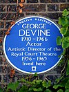 GEORGE DEVINE 1910-1966 Actor Artistic Director of the Royal Court Theatre 1956-1965 lived here.jpg
