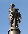 Monument a Galzeran Marquet, Barcelona (1851), atribuïda en principi a Damià Campeny.[5]