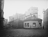 Forstedene var motsatsen til den egentlige byens orden. Vaterland, 1920. Foto: Arve Skarpmoen. Eie: Nasjonalbiblioteket