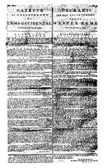 Miniatuur voor Bestand:Gazette du département de l'Ems occidental = Courant van het departement van de Wester Eems 12-07-1811 (IA ddd 010170877 mpeg21).pdf