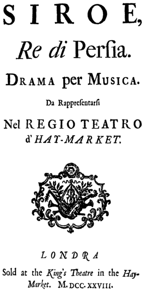 File:Georg Friedrich Händel - Siroe - title page of the libretto - London 1728.png