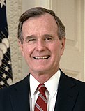 George HW Bushin presidentin muotokuva (rajattu 2).jpg