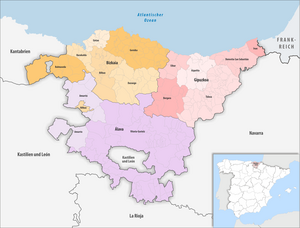 Gerichtsbezirke in der autonomen Gemeinschaft Baskenland