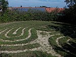 Rasenlabyrinth „Schwedenhieb“ in Graitschen a. d. Höhe