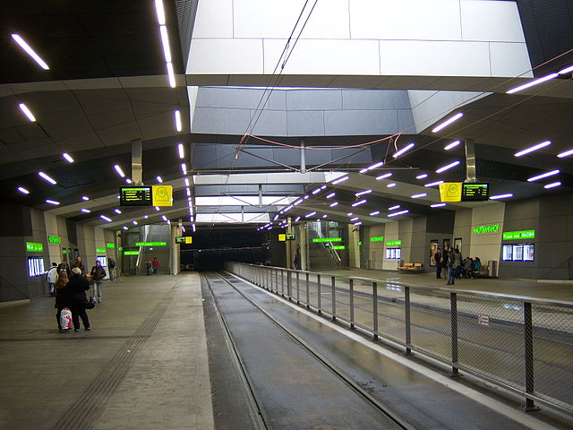 New subsurface tram stop at the Hauptbahnhof