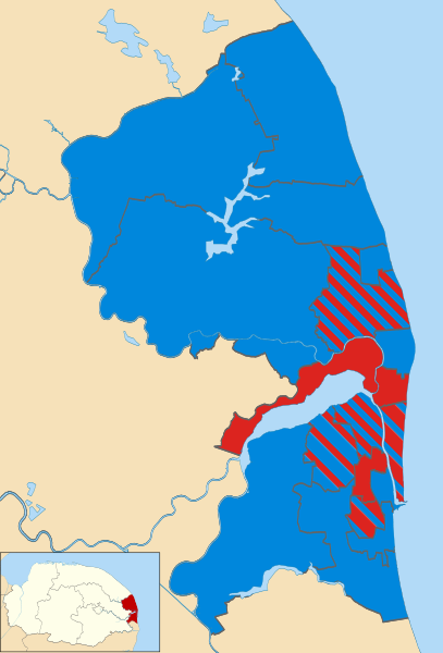 File:Great Yarmouth UK local election 2004 map.svg