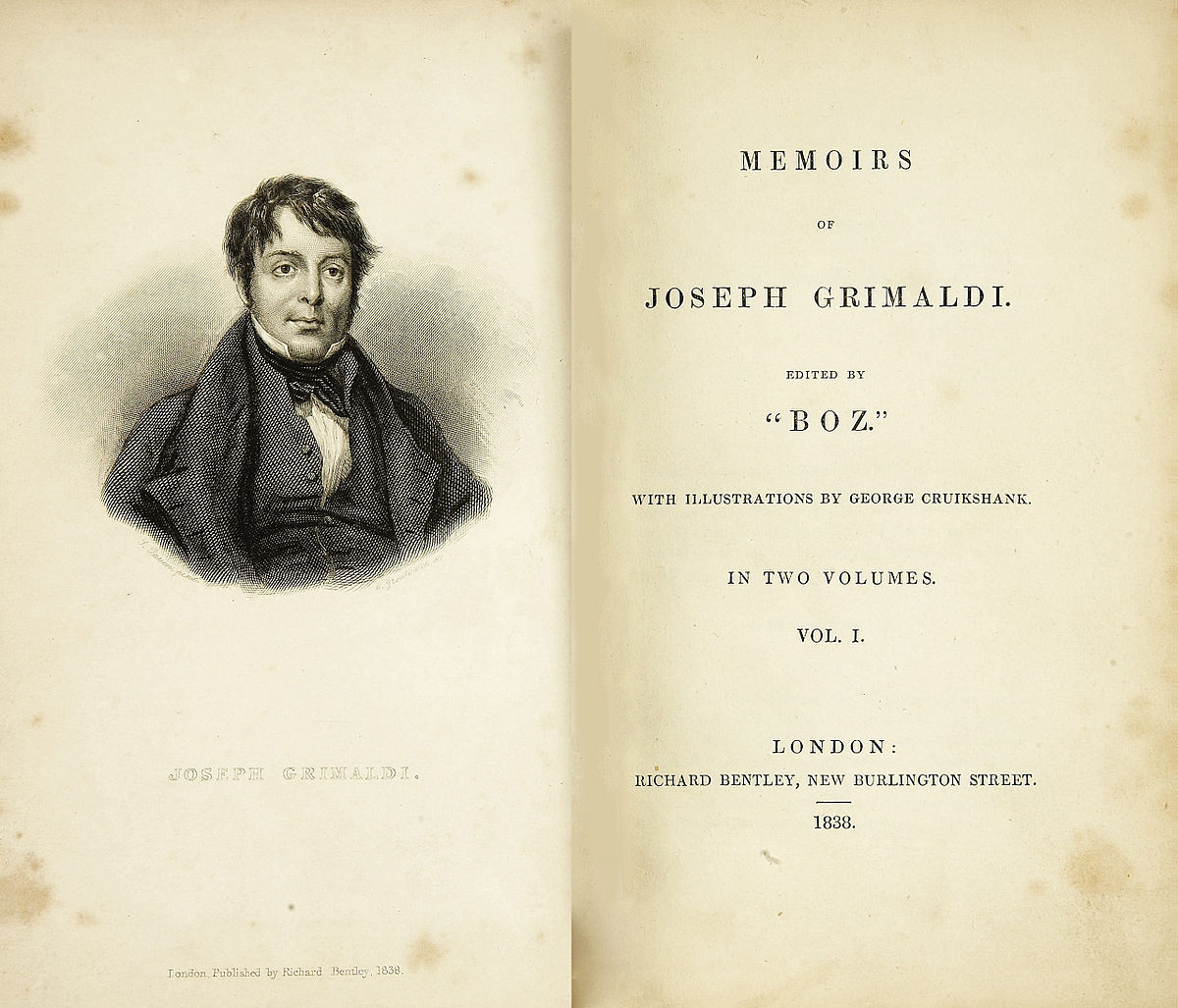 Memoirs Of Joseph Grimaldi Wikipedia