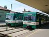 HEVs waiting on Szentendre Suburban Railway Station