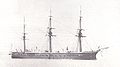 Lyons' flagship HMS Bellerophon in Halifax