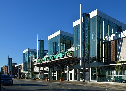 Seaport Farmers' Market, located next to the cruise ship terminal and the Canadian Museum of Immigration at Pier 21