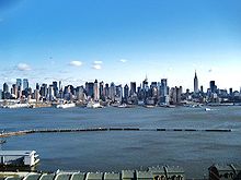 The view from Boulevard East is recognized worldwide. Hamilton Park, Jersey City.JPG