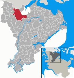 Läget för kommunen Handewitt i Kreis Schleswig-Flensburg