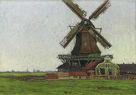 Træsavværk i Zaandam, 1906