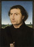 Hans Memling - Portrett av en mann (Frick Coll.). JPG