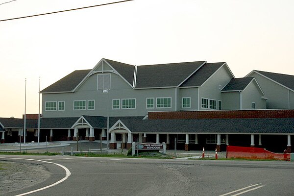 Construction of the new Cape Hatteras Secondary School