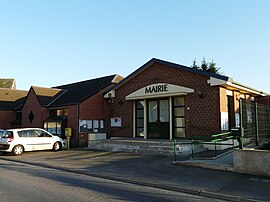 The town hall in Haynecourt