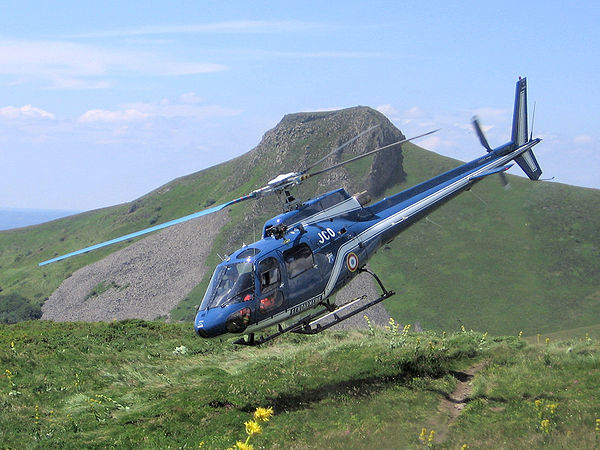 An AS350 Écureuil of the French Gendarmerie