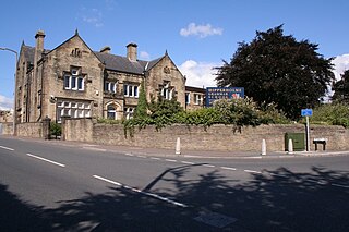 Hipperholme Village in West Yorkshire, England