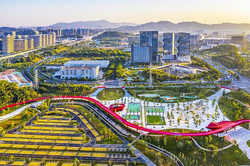 File:Hongqiao Park across Guangming District.jpg