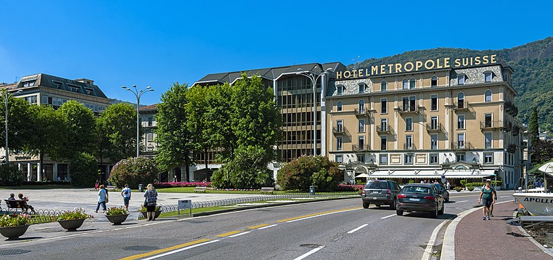 File:Hotel Metropole and Piazza Cavour, Como.jpg