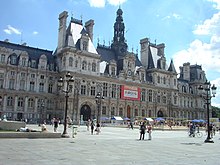 Das Pariser Rathaus (Hôtel de ville)