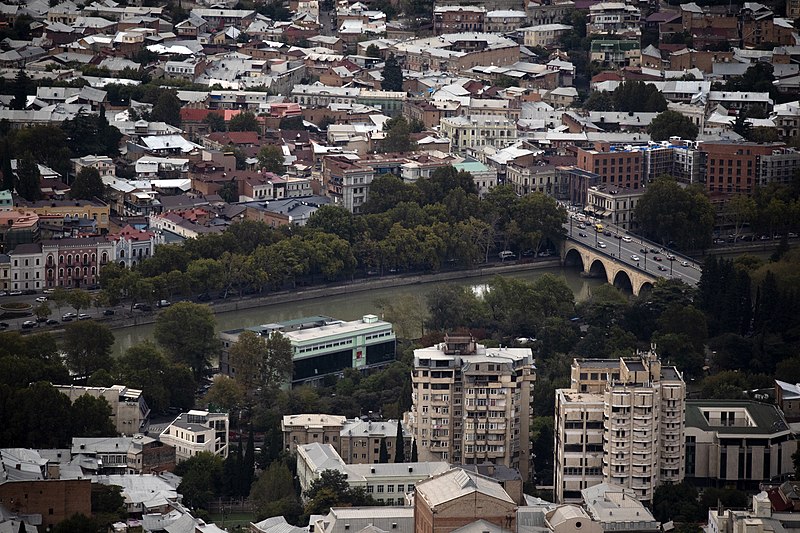 File:Houses and Buildings in Tbilisi - city View - Georgia Travel And Tourism 03.jpg