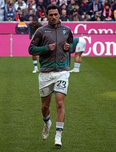 Hugo Almeida vor einem Spiel gegen Bayern München (2007)