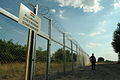 Венгрия. Стена, предназначенная для предупреждения пересечения нелегальных иммигрантов с территории Сербии.