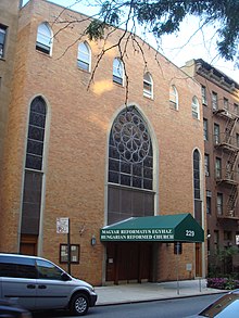 Hungarian Reformed Church, New York Hungarian Reformed Church building in Manhattan New York.jpg