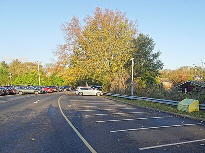 Huntingdon East railway station (site), Cambridgeshire (geograph 5962896).jpg