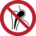 P014 – No access for people with metallic implants