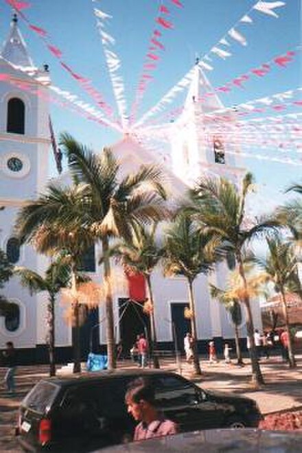 The main church in Cunha