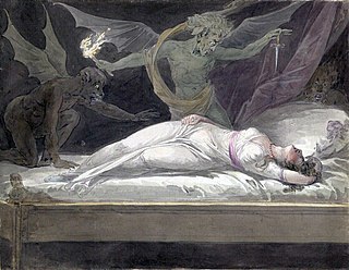 Incubus Mythological creature who lies upon sleeping women