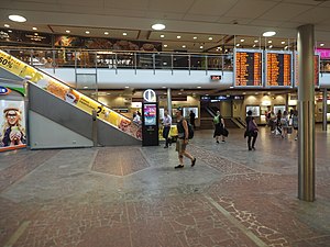 La gare centrale en 2019.