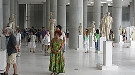 Interieur van het Akropolismuseum