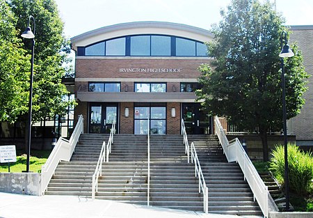 Irvington High School entrance