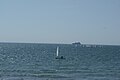 Competitions for the Island Games 2011 sailing, which was held off Yaverland beach, Yaverland, Isle of Wight.