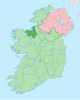 Carte de localisation de l'île d'Irlande Sligo.svg