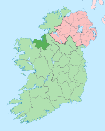 File:Island of Ireland location map Sligo.svg