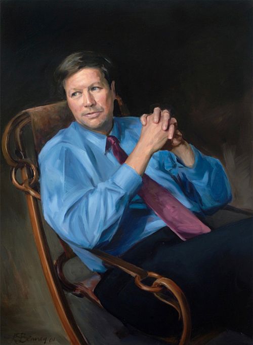 Official congressional portrait of Kasich as chairman of the House Budget committee