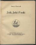Janusz Korczak Józki, Jaśki i Franki