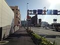 Japan National Route 11 near south end of Yoshinogawa-Ohashi Bridge 2.JPG