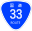 Japanese National Route Sign 0033.svg