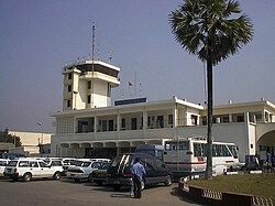 Airport building of the Jessore Airport