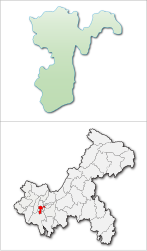 District de Jiulongpo - Carte