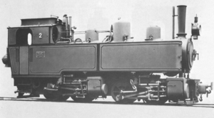 Werkfoto der Lok 2, 1914