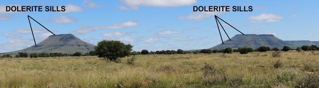 Typical Karoo koppies near Cradock