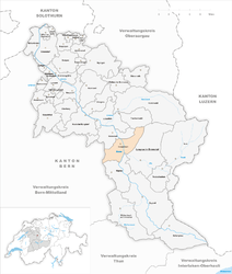 Lauperswil - Carte