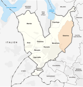 Map of Salorino