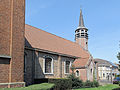Koewacht-Moerbeke, eliza: de Sint Filippus en Sint Jacobuskerk